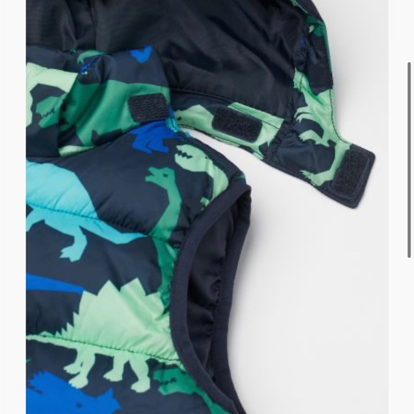 Dinosaur Puffer Vest - Picture 2 of 5